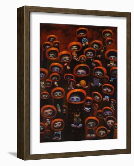 Priests of Preoccupation-Aaron Jasinski-Framed Art Print