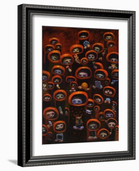 Priests of Preoccupation-Aaron Jasinski-Framed Art Print