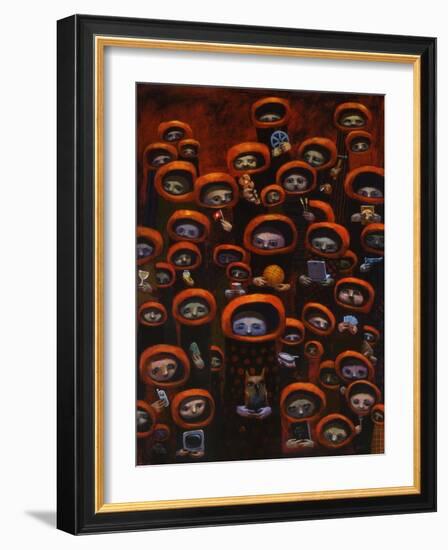 Priests of Preoccupation-Aaron Jasinski-Framed Art Print