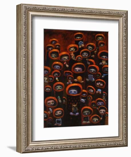 Priests of Preoccupation-Aaron Jasinski-Framed Art Print