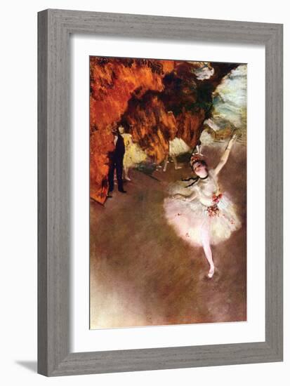 Prima Ballerina-Edgar Degas-Framed Art Print