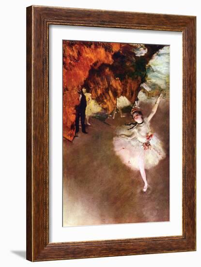 Prima Ballerina-Edgar Degas-Framed Art Print