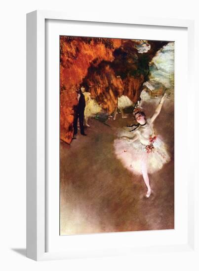 Prima Ballerina-Edgar Degas-Framed Art Print