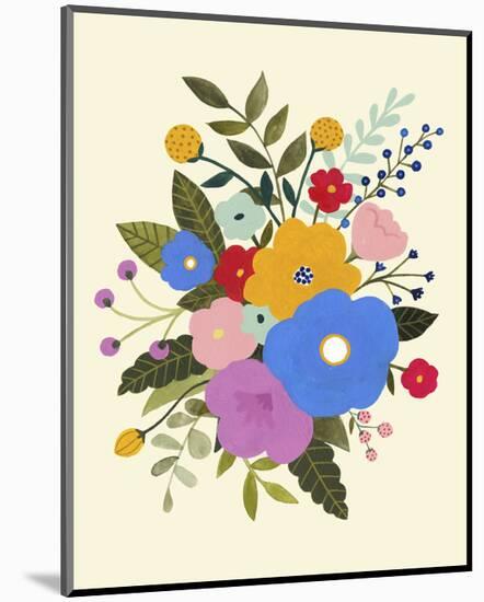 Primary Blooms II-Victoria Borges-Mounted Art Print