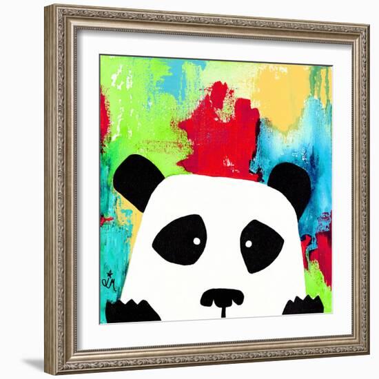 Primary Panda-Jennifer McCully-Framed Giclee Print