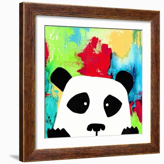 Primary Panda-Jennifer McCully-Framed Giclee Print