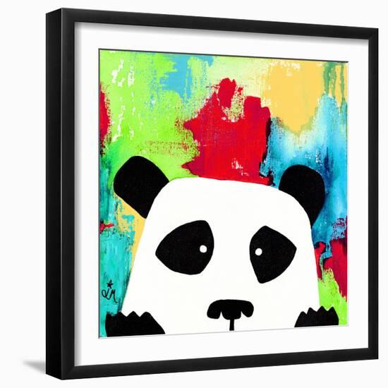 Primary Panda-Jennifer McCully-Framed Giclee Print