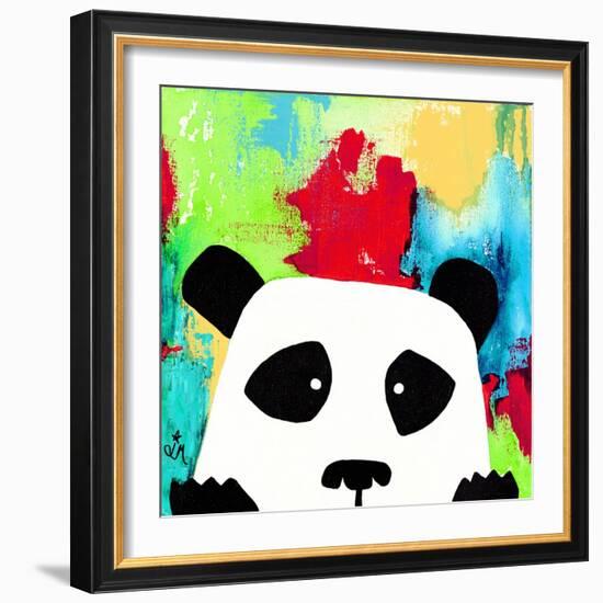 Primary Panda-Jennifer McCully-Framed Giclee Print