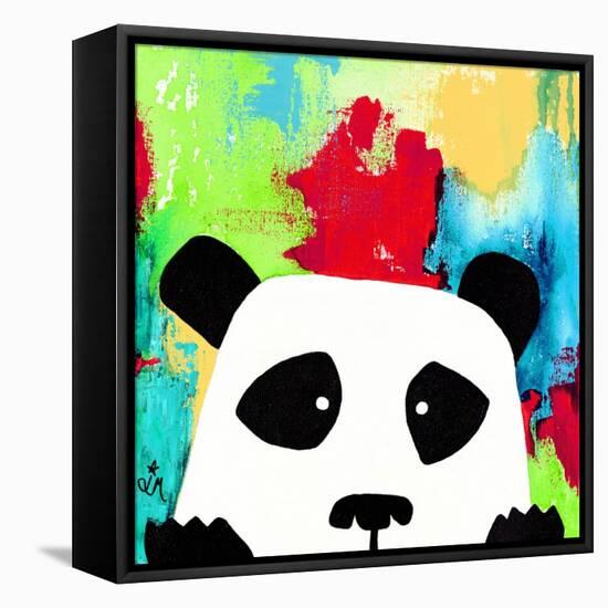 Primary Panda-Jennifer McCully-Framed Premier Image Canvas