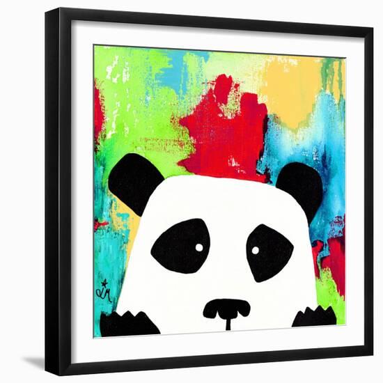 Primary Panda-Jennifer McCully-Framed Giclee Print