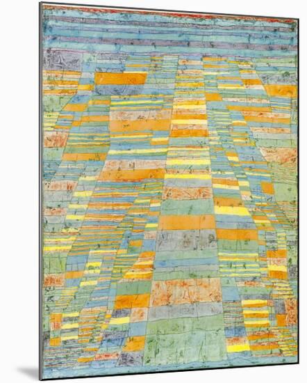 Primary Route and Bypasses, c.1929-Paul Klee-Mounted Art Print