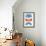 Primary Tribal Shapes I-Rob Delamater-Framed Art Print displayed on a wall