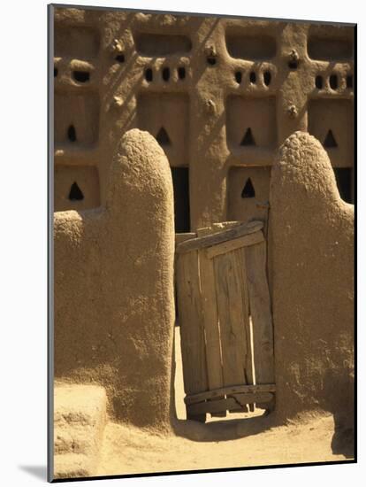 Primative Wooden Gate, Mali, West Africa-Ellen Clark-Mounted Photographic Print
