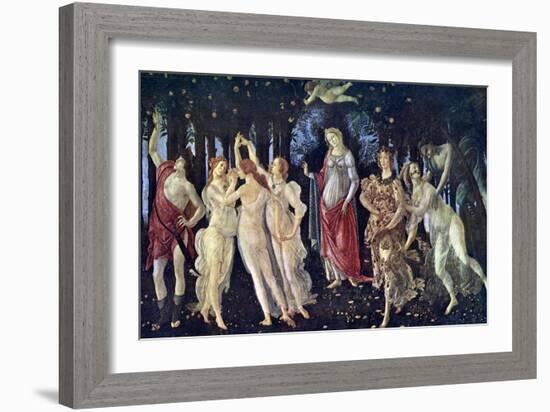 Primavera, C1478, (C1900-192)-Sandro Botticelli-Framed Giclee Print