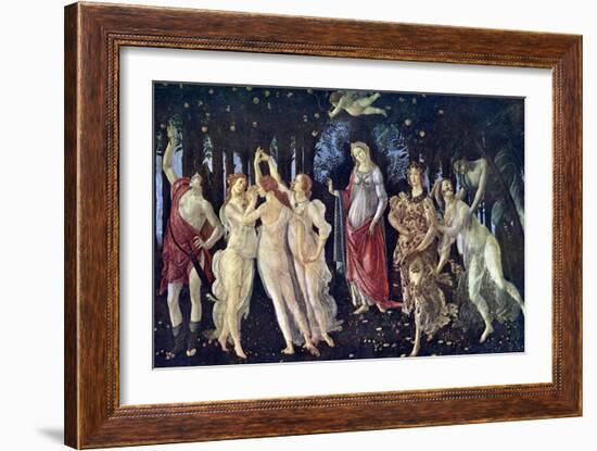 Primavera, C1478, (C1900-192)-Sandro Botticelli-Framed Giclee Print