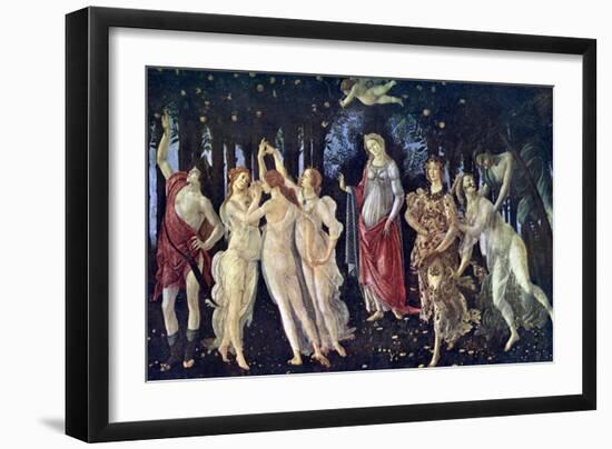 Primavera, C1478, (C1900-192)-Sandro Botticelli-Framed Giclee Print