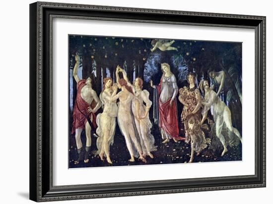 Primavera, C1478, (C1900-192)-Sandro Botticelli-Framed Giclee Print