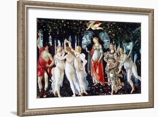 Primavera, C1478-Sandro Botticelli-Framed Giclee Print