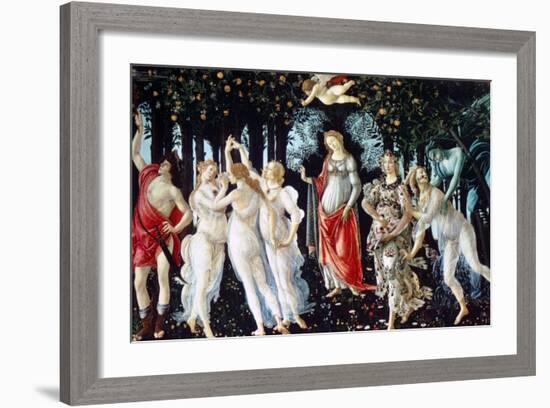 Primavera, C1478-Sandro Botticelli-Framed Giclee Print