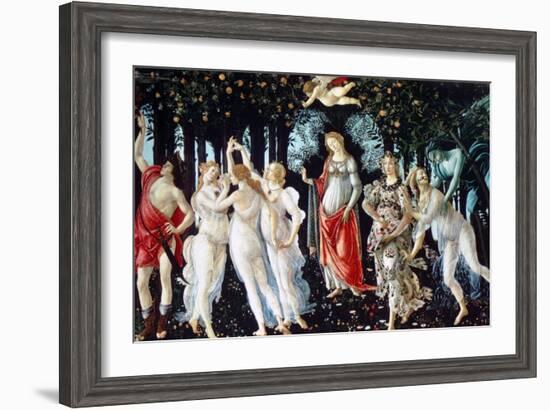 Primavera, C1478-Sandro Botticelli-Framed Giclee Print
