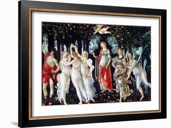 Primavera, C1478-Sandro Botticelli-Framed Giclee Print