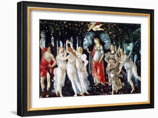 Primavera, C1478-Sandro Botticelli-Framed Giclee Print