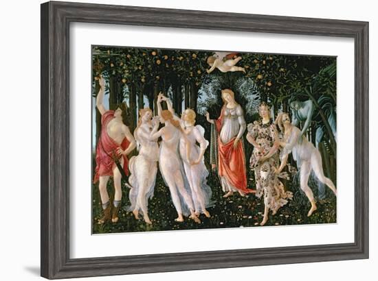 Primavera, circa 1478-Sandro Botticelli-Framed Giclee Print