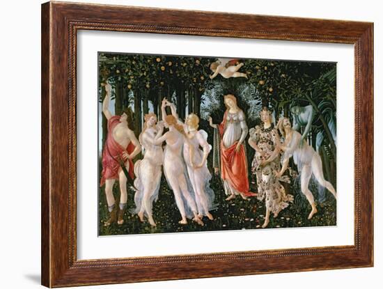 Primavera, circa 1478-Sandro Botticelli-Framed Giclee Print