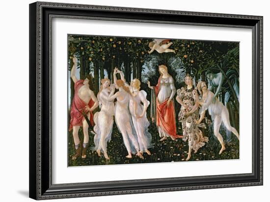 Primavera, circa 1478-Sandro Botticelli-Framed Giclee Print