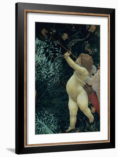 Primavera: Detail of Cupid-Sandro Botticelli-Framed Giclee Print