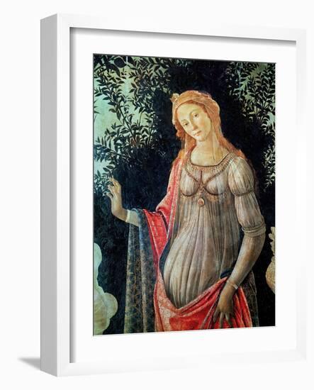 Primavera, Detail of Venus, circa 1478-Sandro Botticelli-Framed Giclee Print