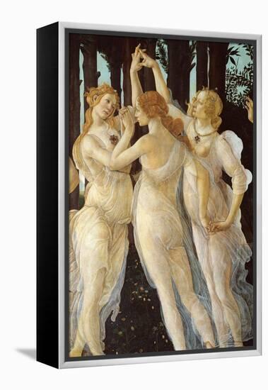 Primavera, Three Graces-Sandro Botticelli-Framed Stretched Canvas