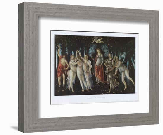 Primavera-Sandro Botticelli-Framed Art Print