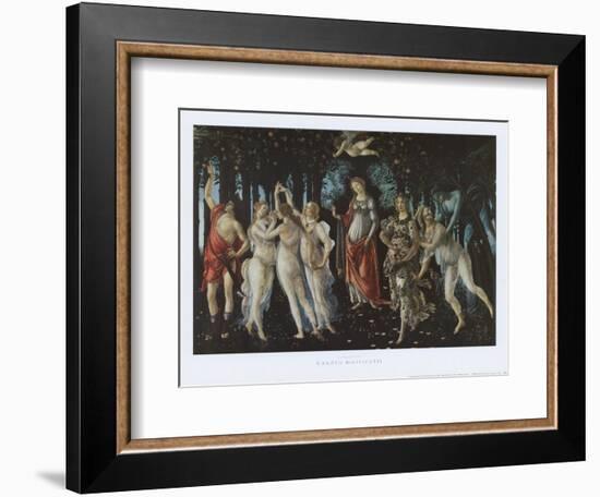 Primavera-Sandro Botticelli-Framed Art Print