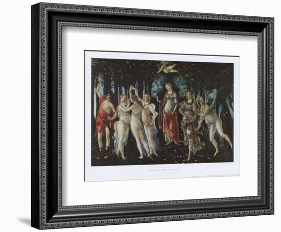 Primavera-Sandro Botticelli-Framed Art Print