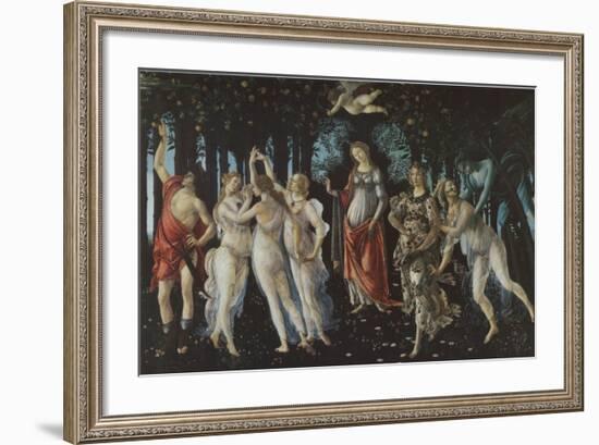 Primavera-Sandro Botticelli-Framed Art Print