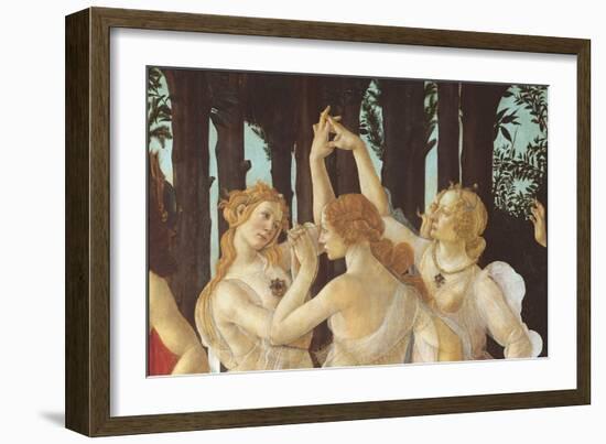 Primavera-Sandro Botticelli-Framed Premium Giclee Print