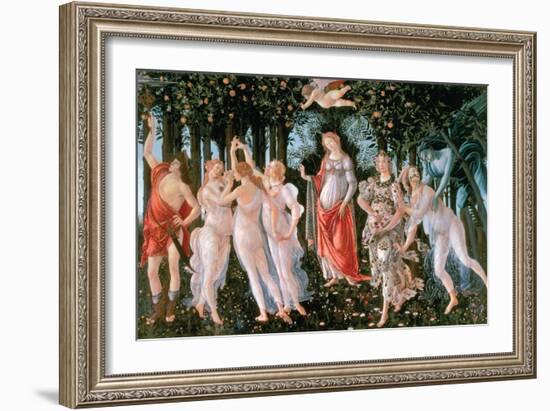 Primavera-Sandro Botticelli-Framed Art Print