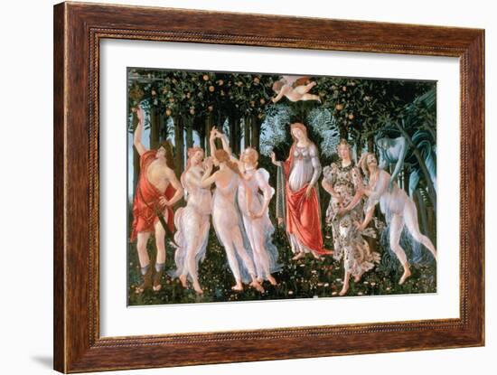 Primavera-Sandro Botticelli-Framed Art Print