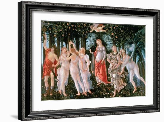 Primavera-Sandro Botticelli-Framed Art Print