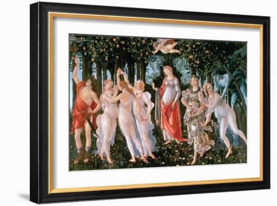 Primavera-Sandro Botticelli-Framed Art Print