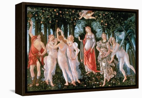 Primavera-Sandro Botticelli-Framed Stretched Canvas