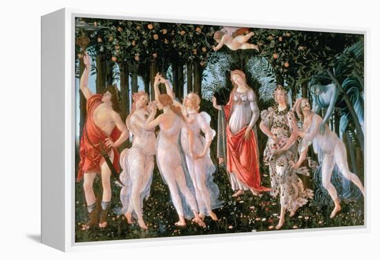 Primavera-Sandro Botticelli-Framed Stretched Canvas