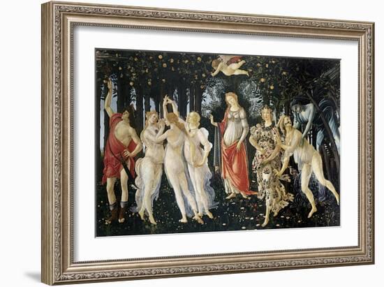 Primavera-Sandro Botticelli-Framed Art Print