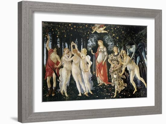 Primavera-Sandro Botticelli-Framed Art Print