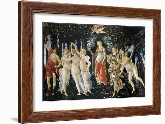 Primavera-Sandro Botticelli-Framed Art Print