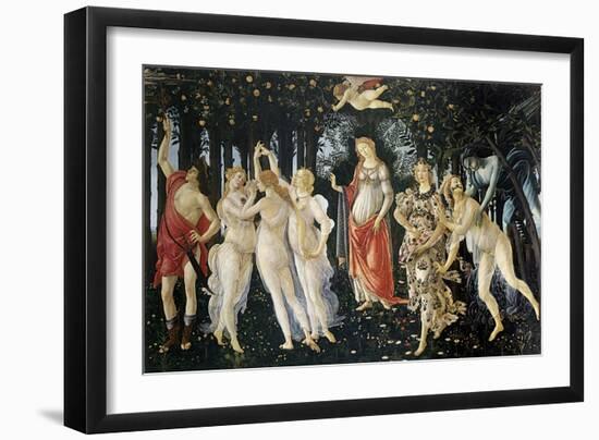 Primavera-Sandro Botticelli-Framed Art Print