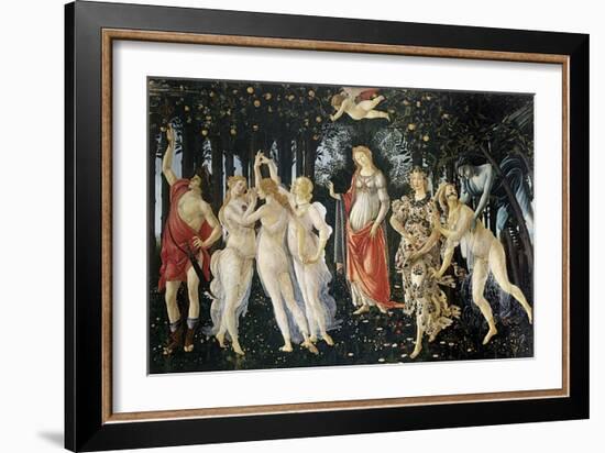 Primavera-Sandro Botticelli-Framed Art Print