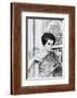 Prime Minister Indira Gandhi of India at the National Press Club Washington, 1966-Warren K^ Leffler-Framed Photographic Print