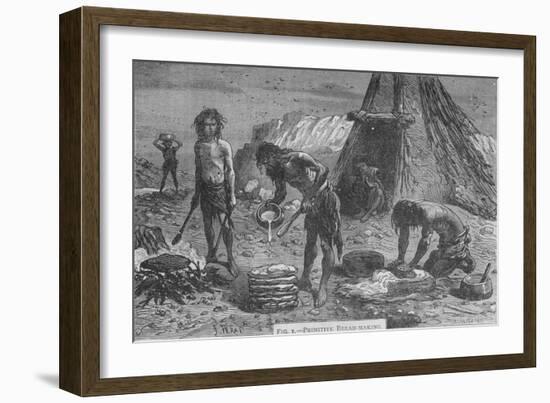 Primitive Breadmaking, 1894-null-Framed Giclee Print